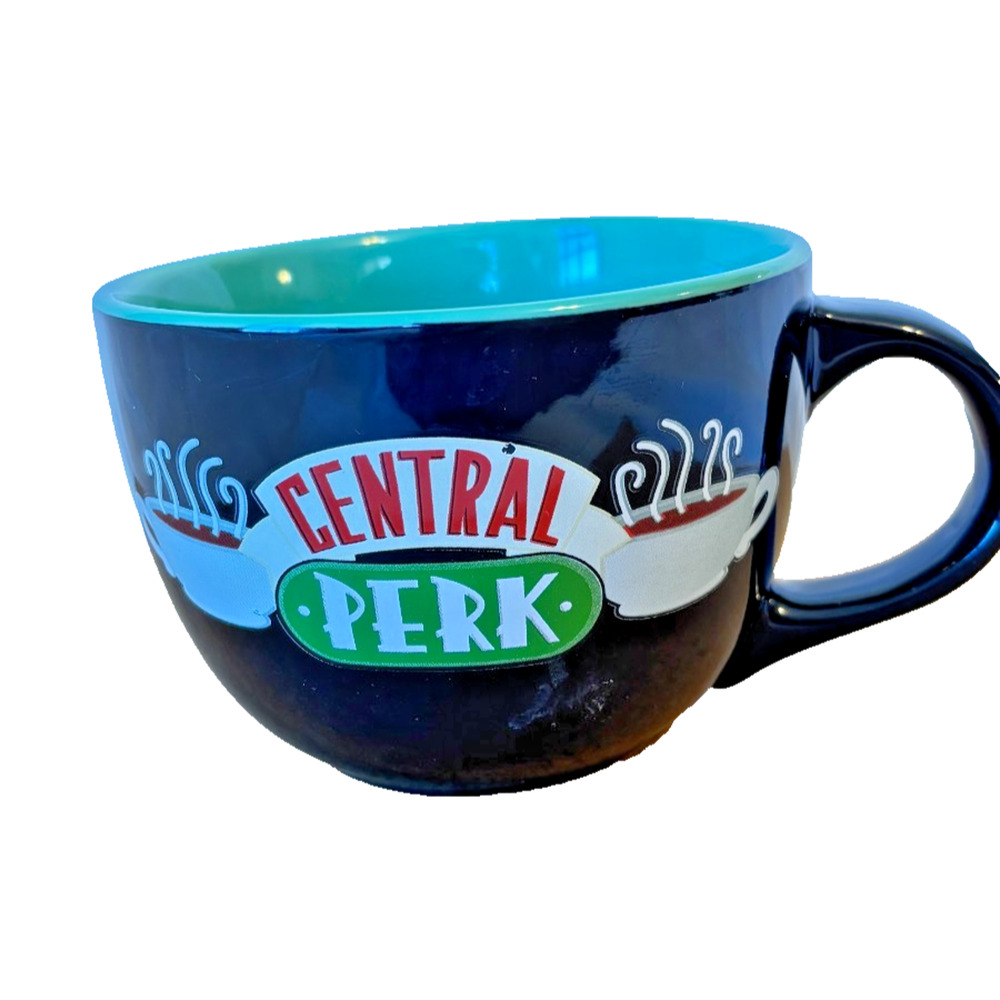 Friends Central Perk 24oz Black Mug Warner Bros Collectible‎ Coffee Cup - XL